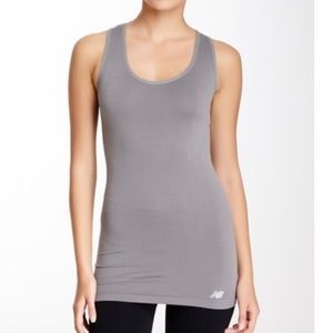 New Balance Revolution in Motion Gray Bass Long Tunic Tank Small